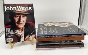 lot 123 image: Lot of 5 Oversized BooksCoffee Table Boks, John Wayne, American West etc