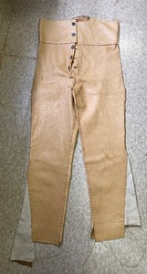 lot 146 image: Unfinished BucksinLeather Trapper Style Pants Handmade