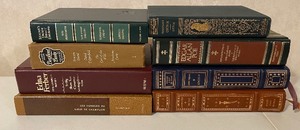 lot 247 image: Lot of 8 Hardcover Books Edgar Allen Poe, Defoe etc