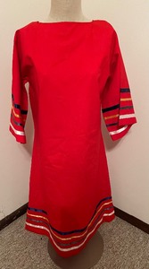 lot 294 image: Two Cloth Camp Dresses Tunics Ribbon Trim Reenactment Clothing
