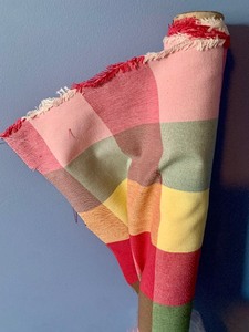 lot 79 image: Partial Bolt of Beautiful Multi Colored Fabric