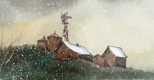 lot 187 image: Scenic Framed Art Print by K. Shoop