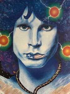 lot 199 image: Large Jim Morrison  The Doors Print
