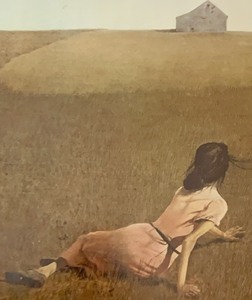 lot 250 image: Vintage Framed Print by Andrew Wyeth, Christinas World