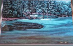 lot 255A image: White Dogwood #11 Augusta Golf Print by Marci Rule
