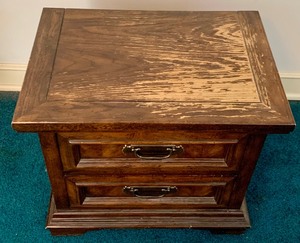 lot 87 image: Vintage Wooden Nightstand