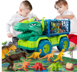 lot 232 image: TEMI Dinosaur Truck Toys for Kids 3-5 Years