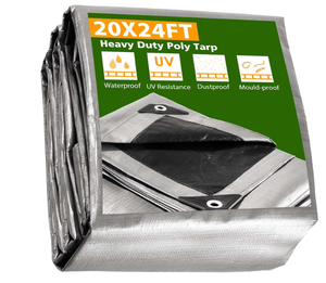 lot 235 image: Yescom 20x24FT 14 Mil Heavy Duty Reinforced Poly