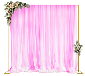 lot 238 image: Wokceer 10x10 FT Backdrop Stand Heavy Duty Pipe and Drape Kit
