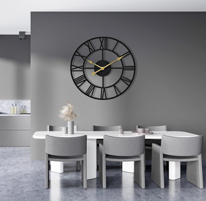 lot 142 image: Sorbus Large Wall Clock for Living Room Decor, (60CM) 24 Inch Wall Clock Decorative