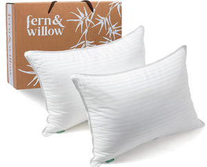 lot 200 image: Pillows for Sleeping - King Size, 2 Pack - Premium Down Alternative, Hotel Bed Pillow Set - Luxury, Plush Cooling Gel Pillow