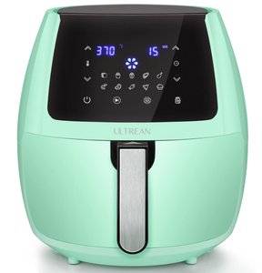 lot 270 image: Ultrean 5.8 Quart Air Fryer, Large Family Size Electric Hot Air Fryers Oilless Cooker with 10 Presets