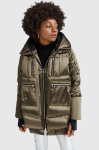 lot 297 image: 092 Universe Cosmos Shiny Puffer Down Coat SMALL