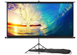 lot 354 image: PropVue Projector Screen with Stand 100 inch - 169 HD