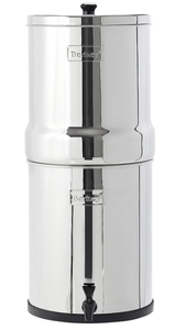 lot 381 image: Royal Berkey Gravity-Fed Stainless Steel Countertop Water Filter System 3.25 Gallon