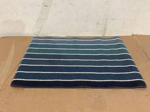 lot 175 image: Blue Stripe Rug