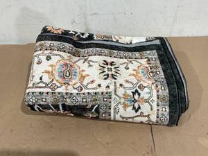 lot 106 image: Black Area Rug