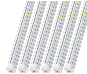 lot 388 image: JESLED 8FT LED Shop Light Fixtures T8 8 Foot LED Tube Lights for Garage Warehouse (6-Pack)