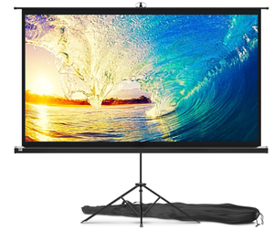 lot 396 image: Projector Screen with Stand 84 inch - Indoor and Outdoor Projection Screen