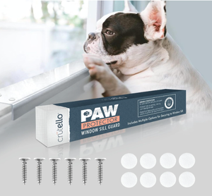 lot 532 image: Crutello Window Sill Guard Protector from Dogs 2 Pack