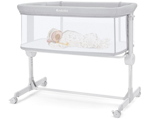 lot 47 image: Ezebaby Baby Bassinet, Bedside Bassinet for Baby