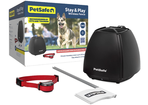 lot 60 image: PetSafe Stay & Play Wireless Pet Fence for Stubborn Dogs