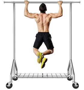 lot 98 image: HYSEYY Heavy Duty Clothes Rack Load 450 LBS, Metal Garment Rack