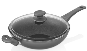 lot 439 image: SAFLON Titanium Nonstick 11 Inch Wok and Stir Fry Pan