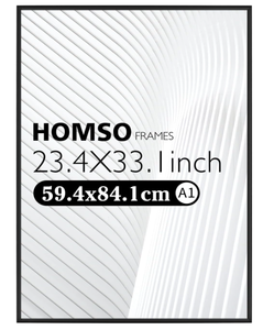lot 588 image: Homso A1 Poster Picture Frame 23.4x33 Black