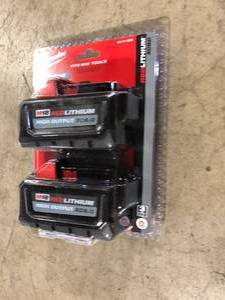 Milwaukee M18 18-Volt Lithium-Ion High Output 6.0Ah Battery Pack (2-Pack) Customer Returns See Pictures