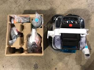 Shark StainStriker Portable Corded Upholstery and Carpet Cleaner in White  Customer Returns See Pictures