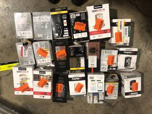 Lot of Assorted Digital Door Locks and Handles Various Models and Conditions Customer Returns See Pictures