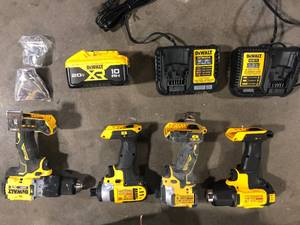 Lot of Assorted Dewalt Power Tools and Bag Customer Returns See Pictures
