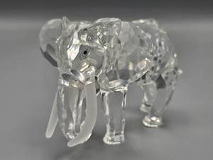 lot 97 image: Swarovski Crystal Elephant