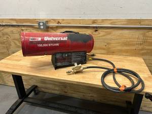 lot 62 image: UNIVERSAL 150,000 BTUHR Propane Heater