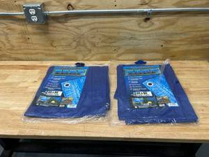lot 63 image: Lot of 2 All Purpose Tarps- 6ft x 8ft