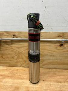 lot 111 image: RED LION RL12G05-2W2V 4-inch Submersible Deep Well Pump, 12 HP, 12 GPM, 2-Wire, 230 Volt, Steel