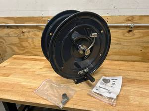 lot 38 image: GENERAL PUMP 5000 PSI Steel Pressure Washer Hose Reel w Pedestal Stand 150 x 38