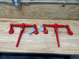 lot 42 image: ULTRA-TOW Lot of 2- 516in. Ratchet Chain Binders  5400-Lb. Load Capacity