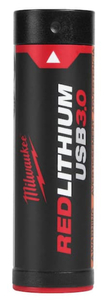 lot 54 image: MILWAUKEE REDLITHIUM Lithium-Ion Rechargeable USB 3.0 AH Battery (01222412)