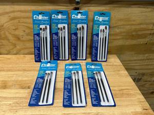 lot 99 image: PREMIER Lot of 7 Sets of- Artist Brushes Finest Dark Ox-Hair (3 Pieces Per Set)