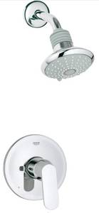 lot 110 image: GROHE Cosmopolitan Single-Handle 2-Spray Shower Faucet Trim Kit