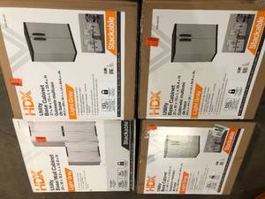 Lot of Assorted base cabinets Various Models and Conditions   Customer Returns See Pictures