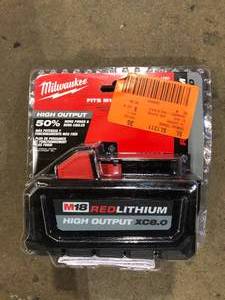 Milwaukee M18 18-Volt Lithium-Ion HIGH OUTPUT XC 8.0 Ah Battery Customer Returns See Pictures