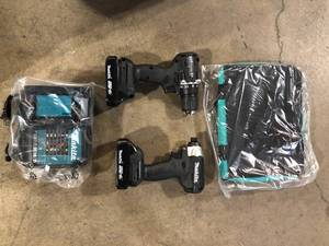 Makita 18V LXT Sub-Compact Lithium-Ion Brushless Cordless 2-piece Combo Kit (Driver-DrillImpact Driver) 1.5Ah Customer Returns See Pictures