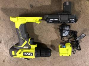 RYOBI ONE 18V Cordless 38 in. DrillDriver Kit with 1.5 Ah Battery and Charger  Customer Returns See Pictures
