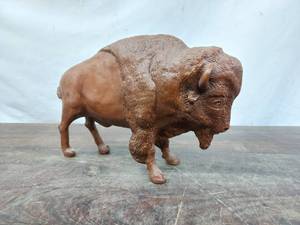 lot 126 image: Red Mill Mfg. Bison Figurine