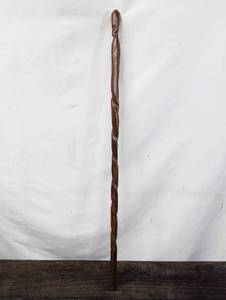 lot 108 image: Hand-Carved Walking Stick Cane