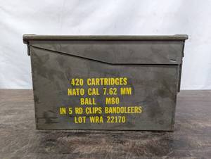 lot 111 image: Ammo Box