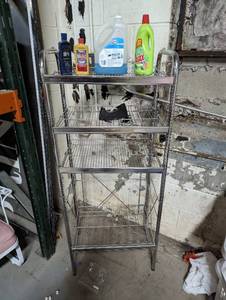 lot 29 image: Metal Shelf With Contents